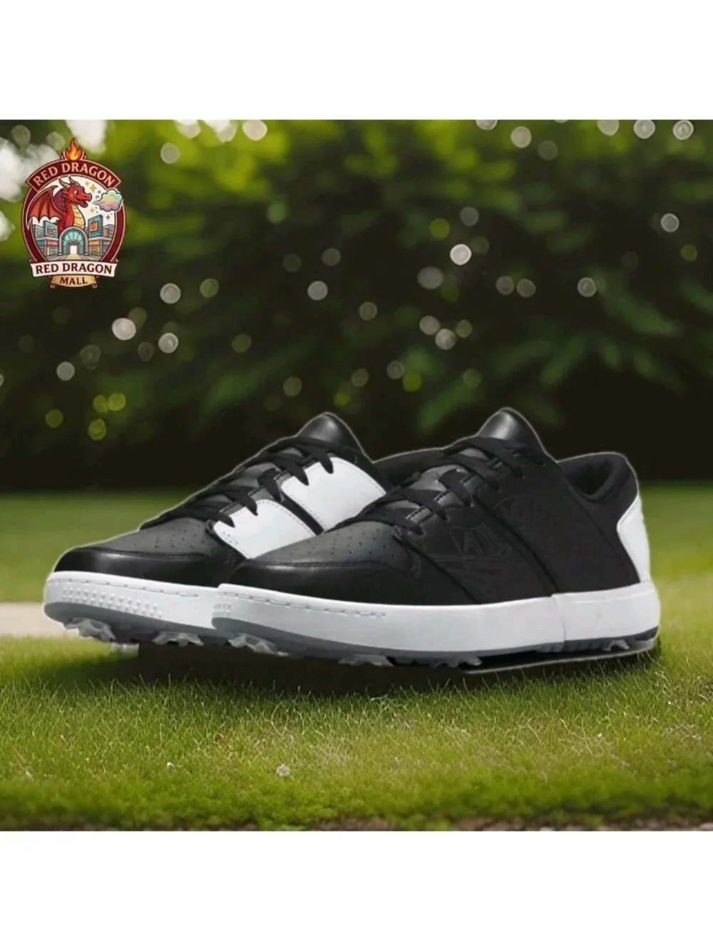 Nike Jordan Nu Retro 1 Low Golf Shoes Black White FZ4153-003 - Men's Size 8